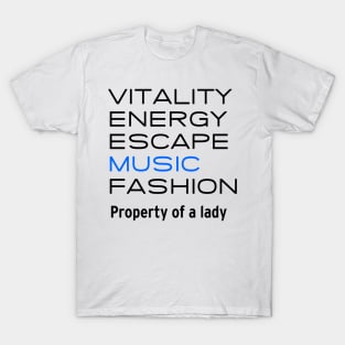 Vitality and Fashion T-Shirt